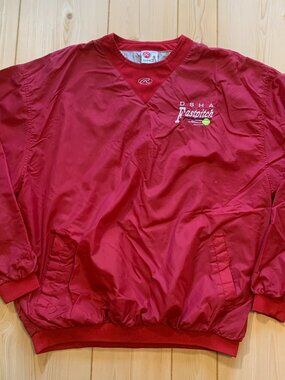 Vintage Y2K Rawlings DSHA Fastpitch Softball Baseball Athletic Windbreaker 2XL